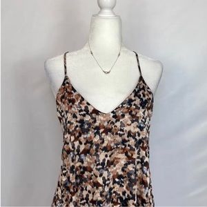 NWT New Nicole Miller Maxi Animal Print Sleeveless Dress, long, size xs